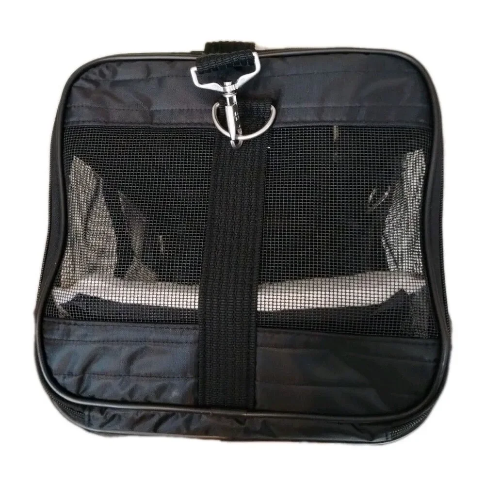 Sherpa Original Deluxe Travel Pet Carrier, Dog Cat Airline Approved Black Medium